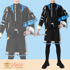 画像1: バーチャルYouTuber Vtuber 甲斐田晴 サイバー・近未来系新衣装 コスプレ衣装 (1)