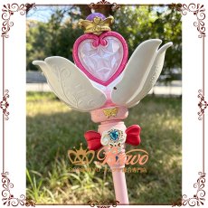 画像1: 名探偵プリキュア 真実を照らす白き光 キュアアルカナ 魔法杖 コスプレ道具 (1)