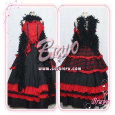 画像2: 黒執事 マダム?レッド お嬢様ver  コスプレ衣装 (2)