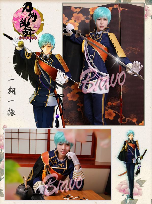 刀剣乱舞　一期一振　防具付き　コスプレ衣装