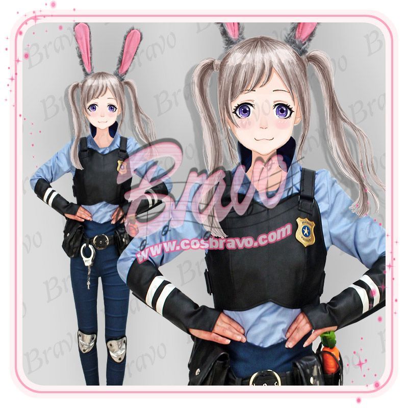 ディズニー(Disney) ズートピア Zootopia Judy Hopps ジュディ・ホップス 映画Ver. コスプレ衣装 激安販売