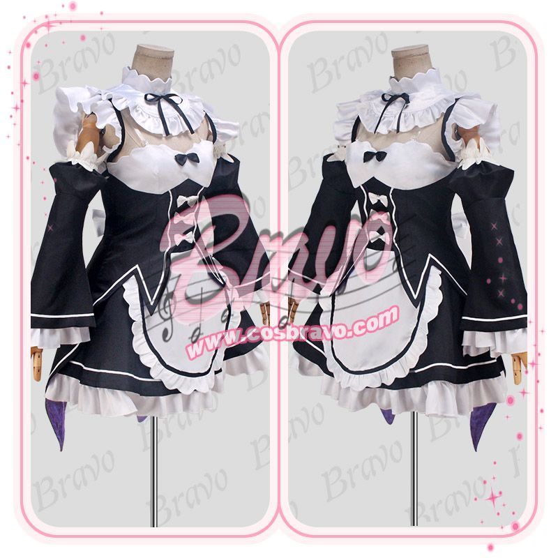 Re ゼロから始める異世界生活 リゼロ レム ラム コスプレ衣装 修正版 激安販売 Cosbravoコスプレショップ