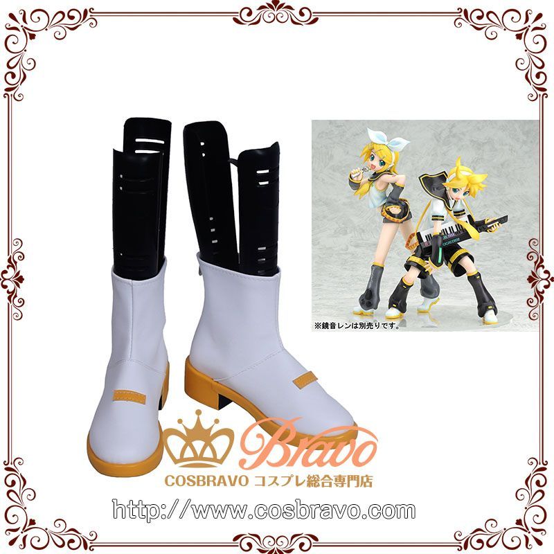 Vocaloid ボーカロイド 鏡音レン 鏡音リン コスプレ靴 激安販売 Cosbravoコスプレショップ