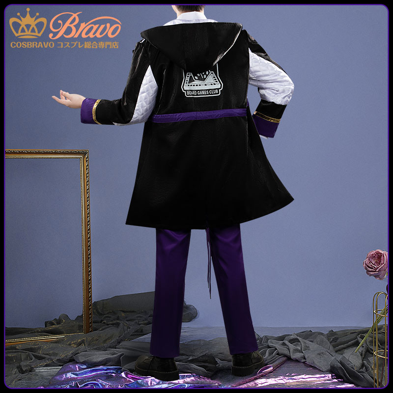 画像3: ツイステ風 ボードゲーム部 クラブ・ウェア アズール コスプレ衣装(バッグ付き) (3)