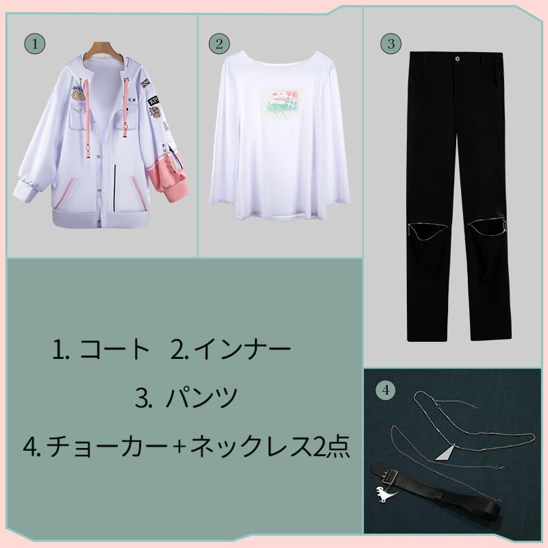 画像11: バーチャルYouTuber Vtuber 赤城ウェン 新衣装 コスプレ衣装 (11)