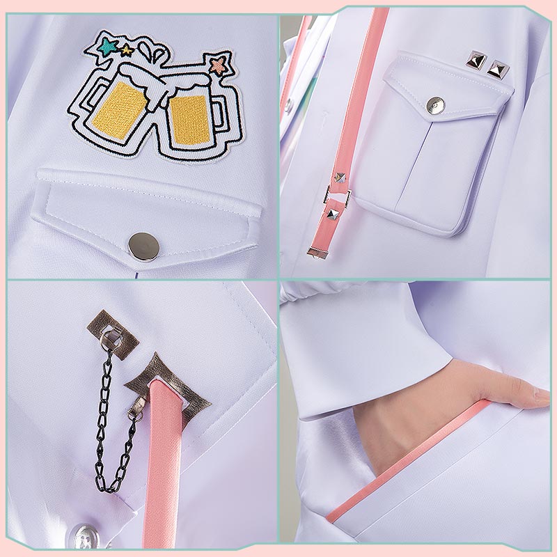 画像7: バーチャルYouTuber Vtuber 赤城ウェン 新衣装 コスプレ衣装 (7)