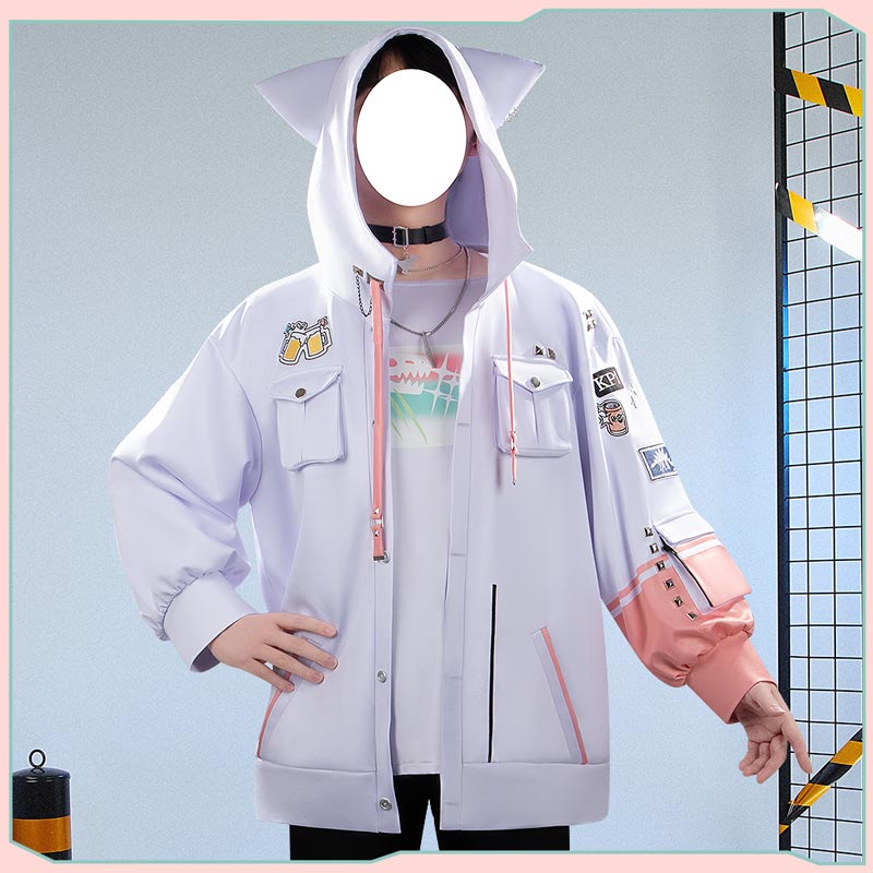 画像5: バーチャルYouTuber Vtuber 赤城ウェン 新衣装 コスプレ衣装 (5)