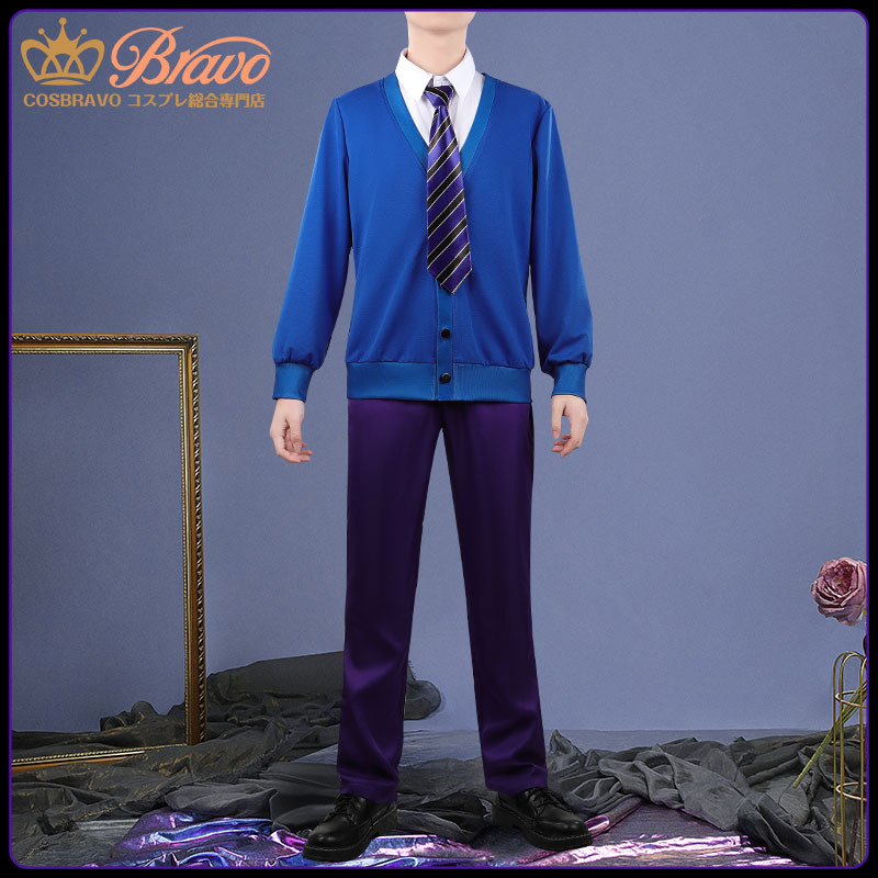 画像4: ツイステ風 ボードゲーム部 クラブ・ウェア イデア コスプレ衣装(バッグ付き) (4)