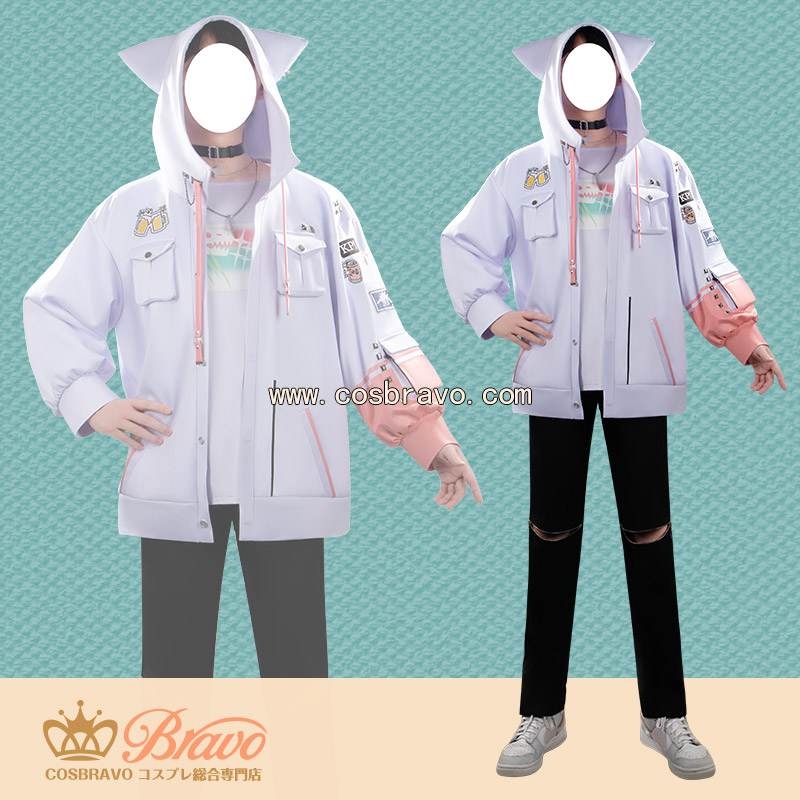 画像1: バーチャルYouTuber Vtuber 赤城ウェン 新衣装 コスプレ衣装 (1)