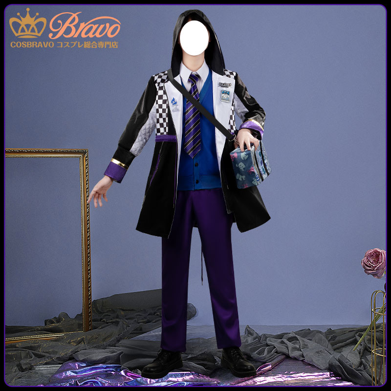 画像2: ツイステ風 ボードゲーム部 クラブ・ウェア イデア コスプレ衣装(バッグ付き) (2)